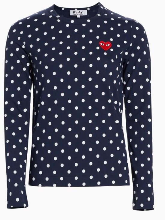 Comme des Garcons PLAY Tops - Comme des Garçons PLAY  Polka-Dot T-Shirt